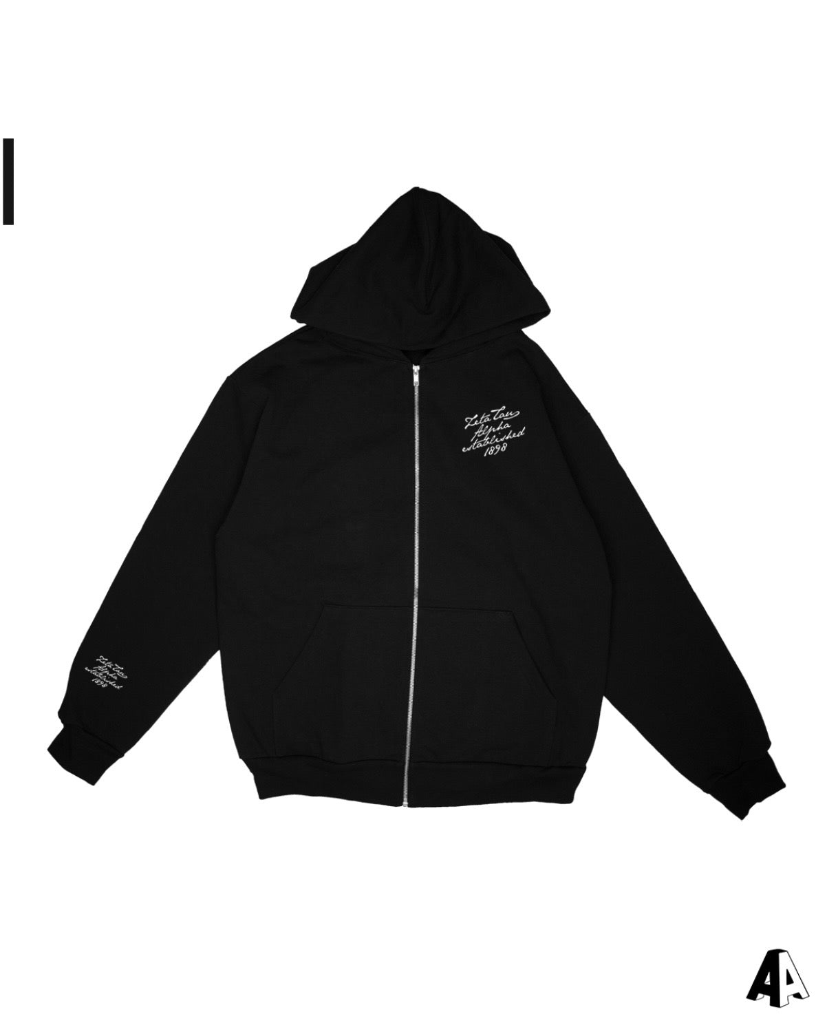 Embroidered Ink Zip Up - Alpha Apparel Company