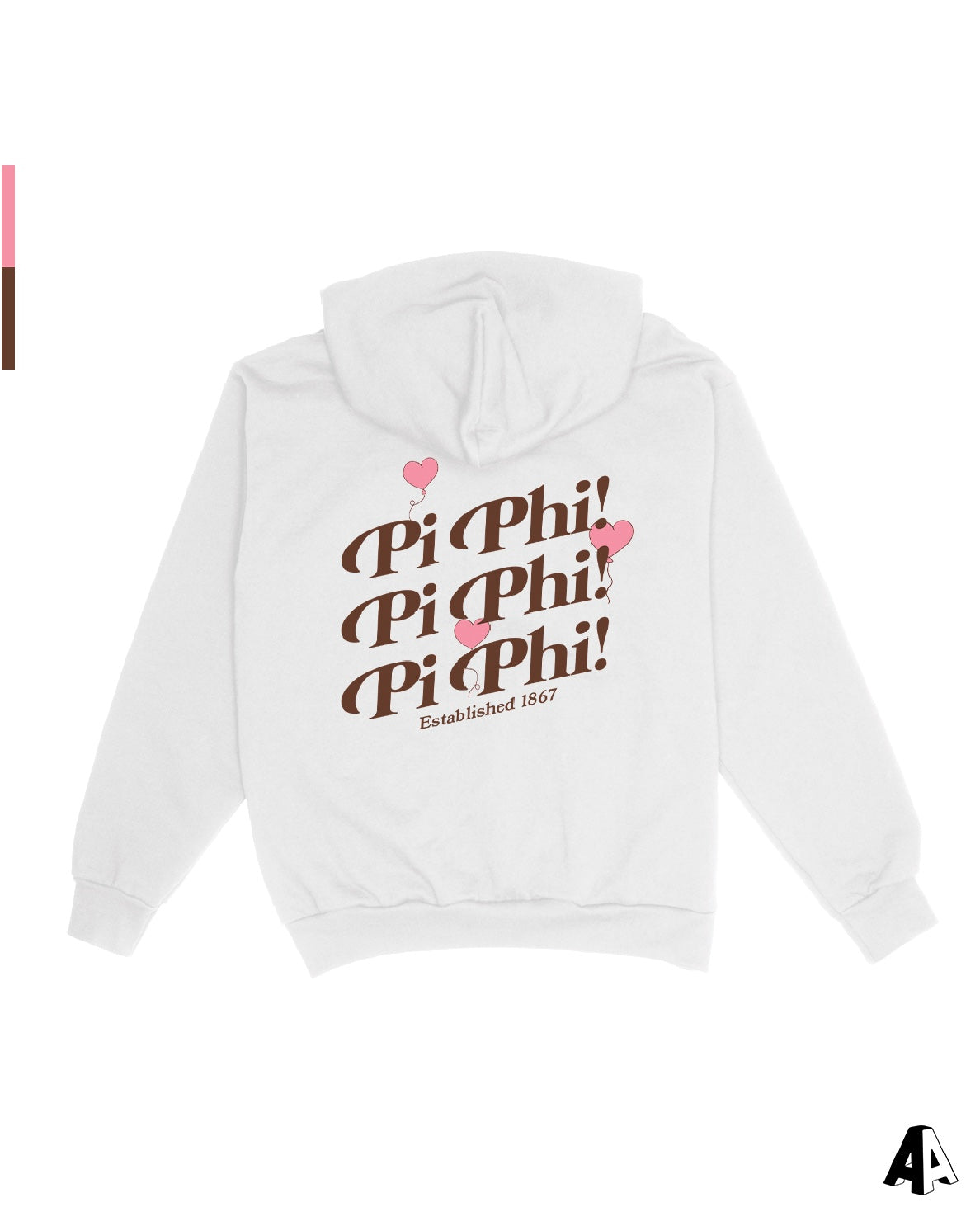 White Balloon Hoodie - Pi Beta Phi / S