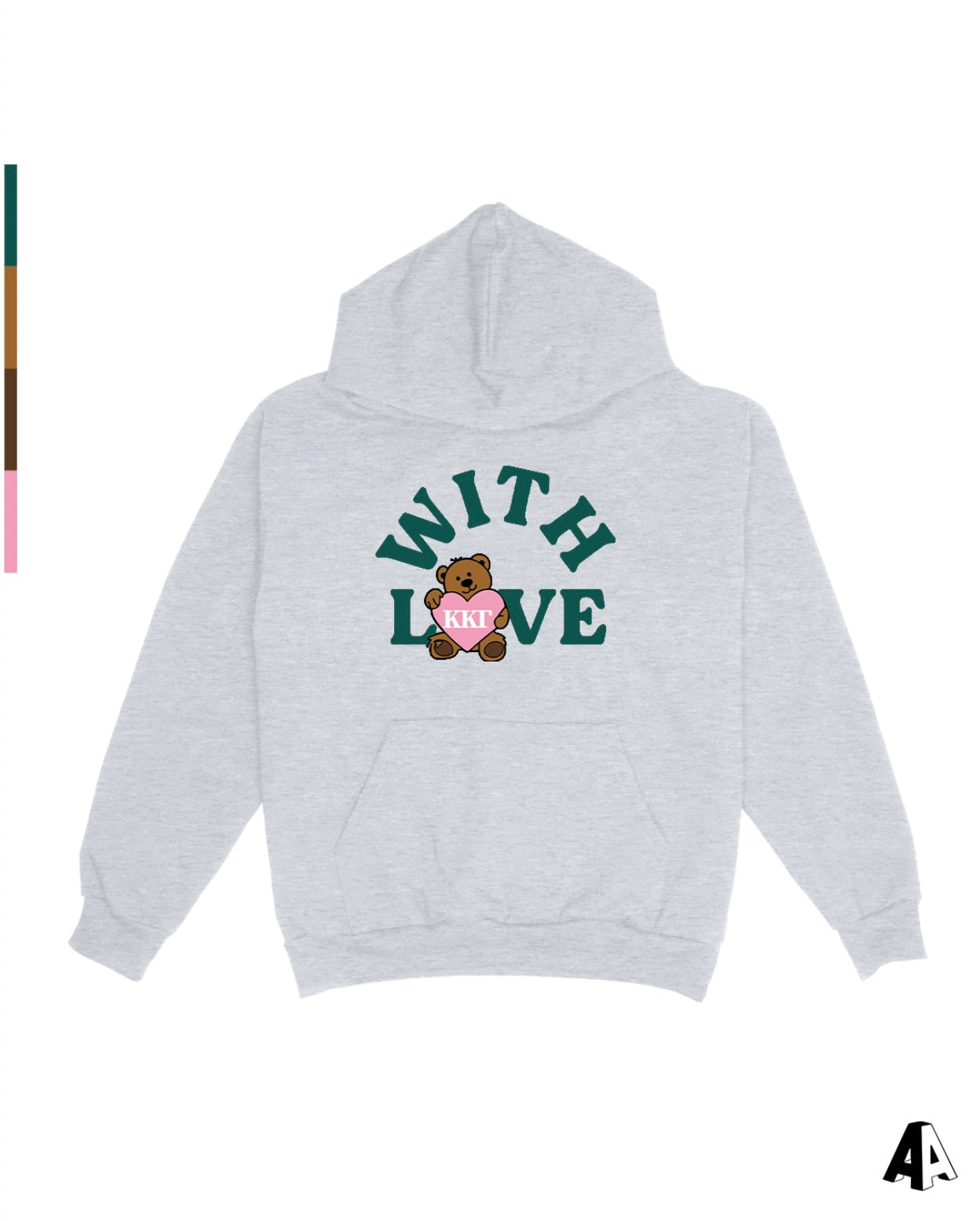 Sweatshirt with love online logo