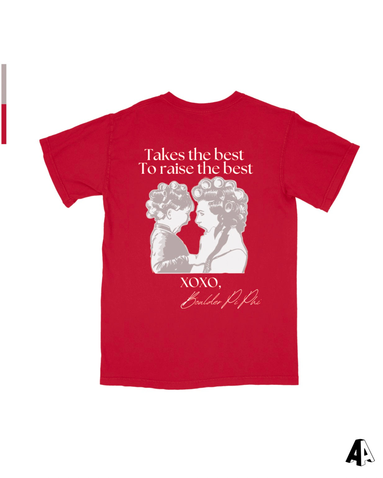 Red Mom's Weekend Tee Pi Beta Phi University of Colorado Boulder