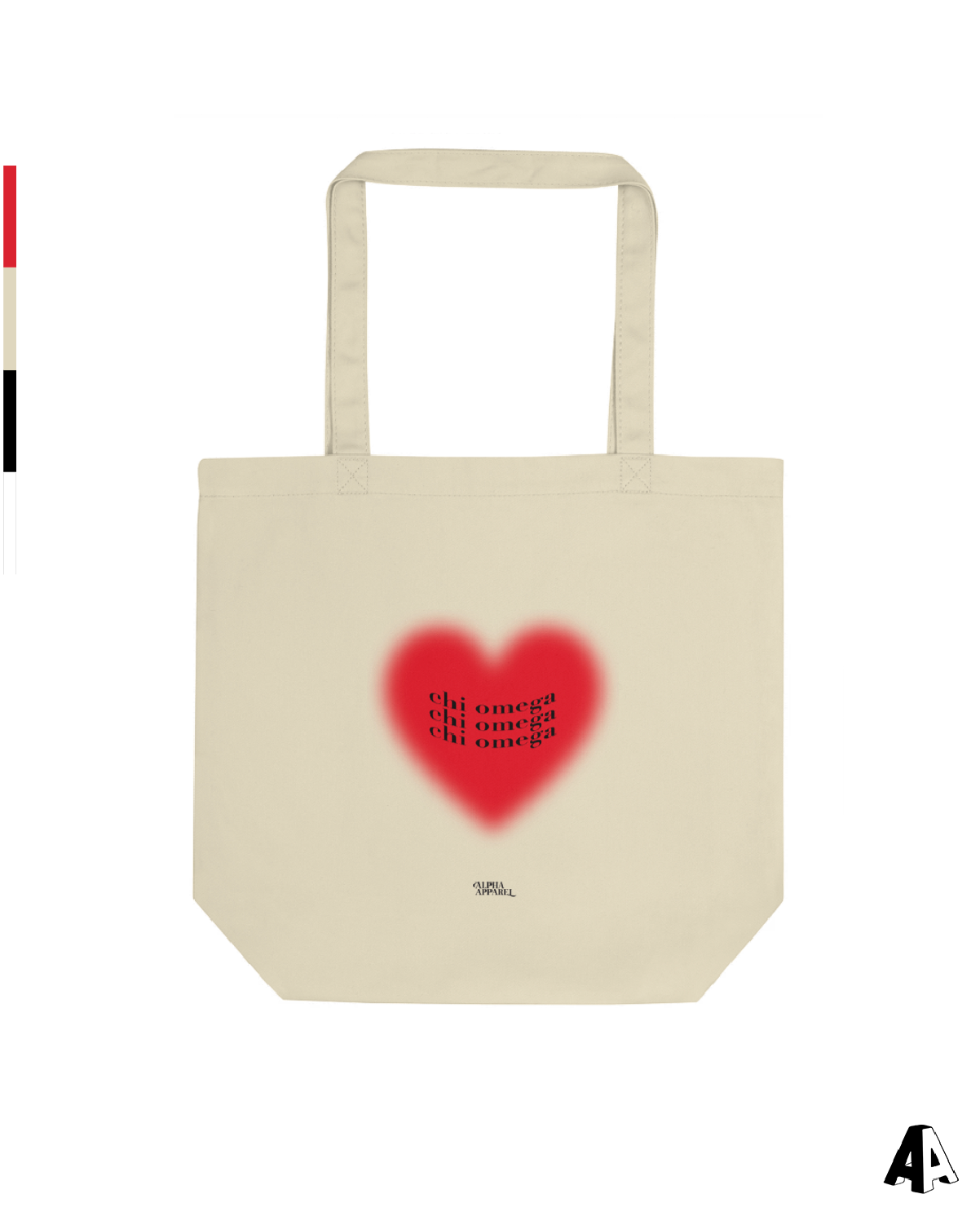 Red Heart Heart Tote Bag